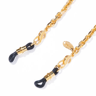 modern glass chain necklace