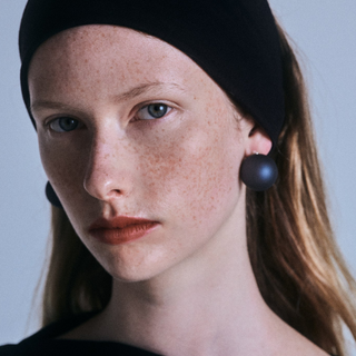 bubble pearl earring