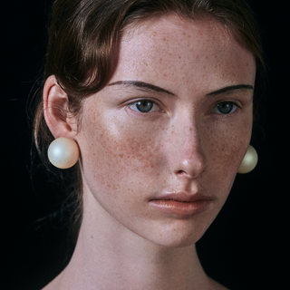 bubble pearl earring