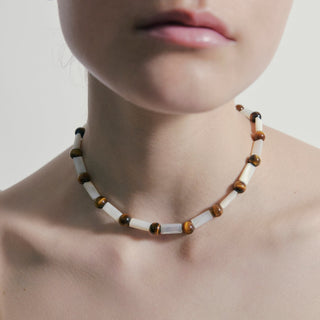 mermaid necklace tigereye