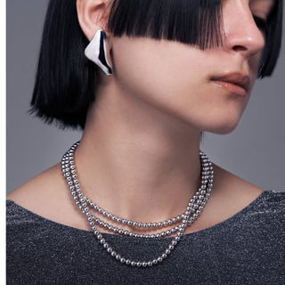 rock long necklace