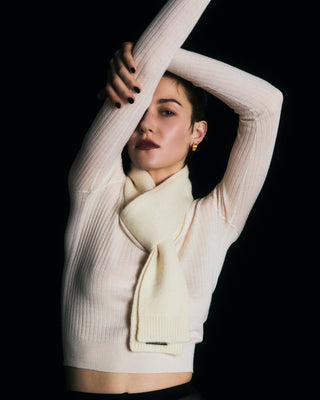 cashmere sheer knit tops