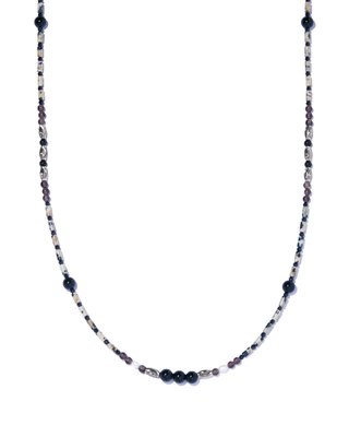 strata glass chain necklace
