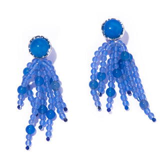 tarantella blue agate earring