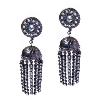 palace crystal fringe earring