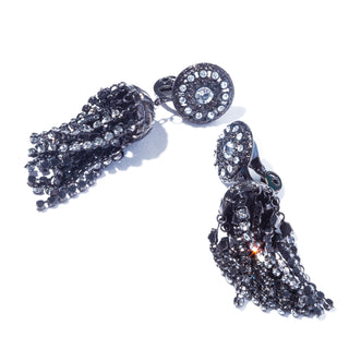 palace crystal fringe earring