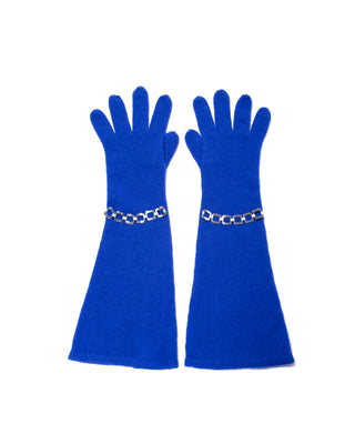 band cashmere gloves