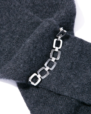 band cashmere gloves