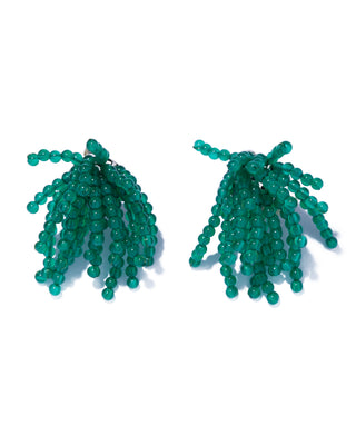 gordian earring green agate