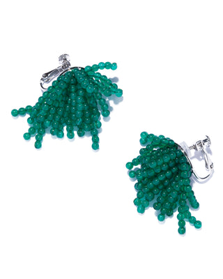 gordian earring green agate