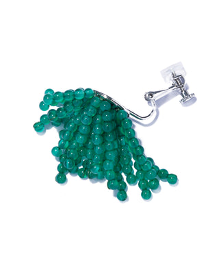 gordian earring green agate