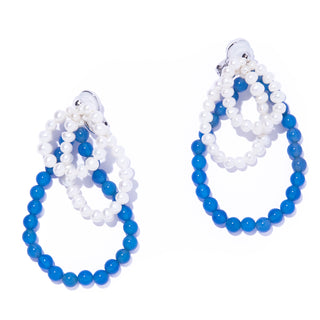 fabiana blue agate earring
