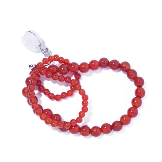fabiana red agate earring