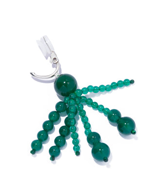 bundle earring green agate