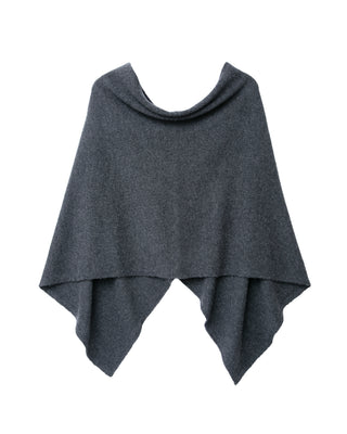 drape cashmere poncho