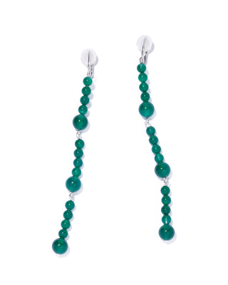modul earring green agate