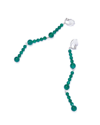 modul earring green agate