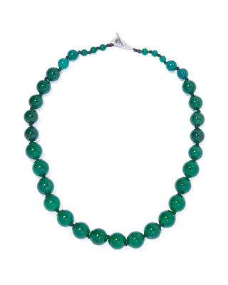 gordian knot necklace green agete
