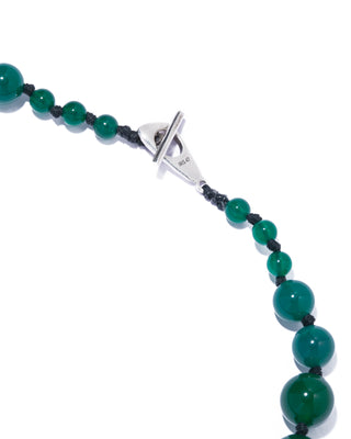 gordian knot necklace green agete