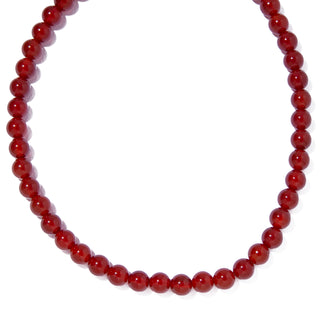 caviar necklace red agate