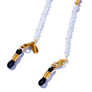 crystal glass chain necklace