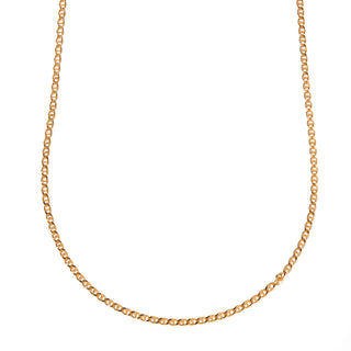 modern glass chain necklace