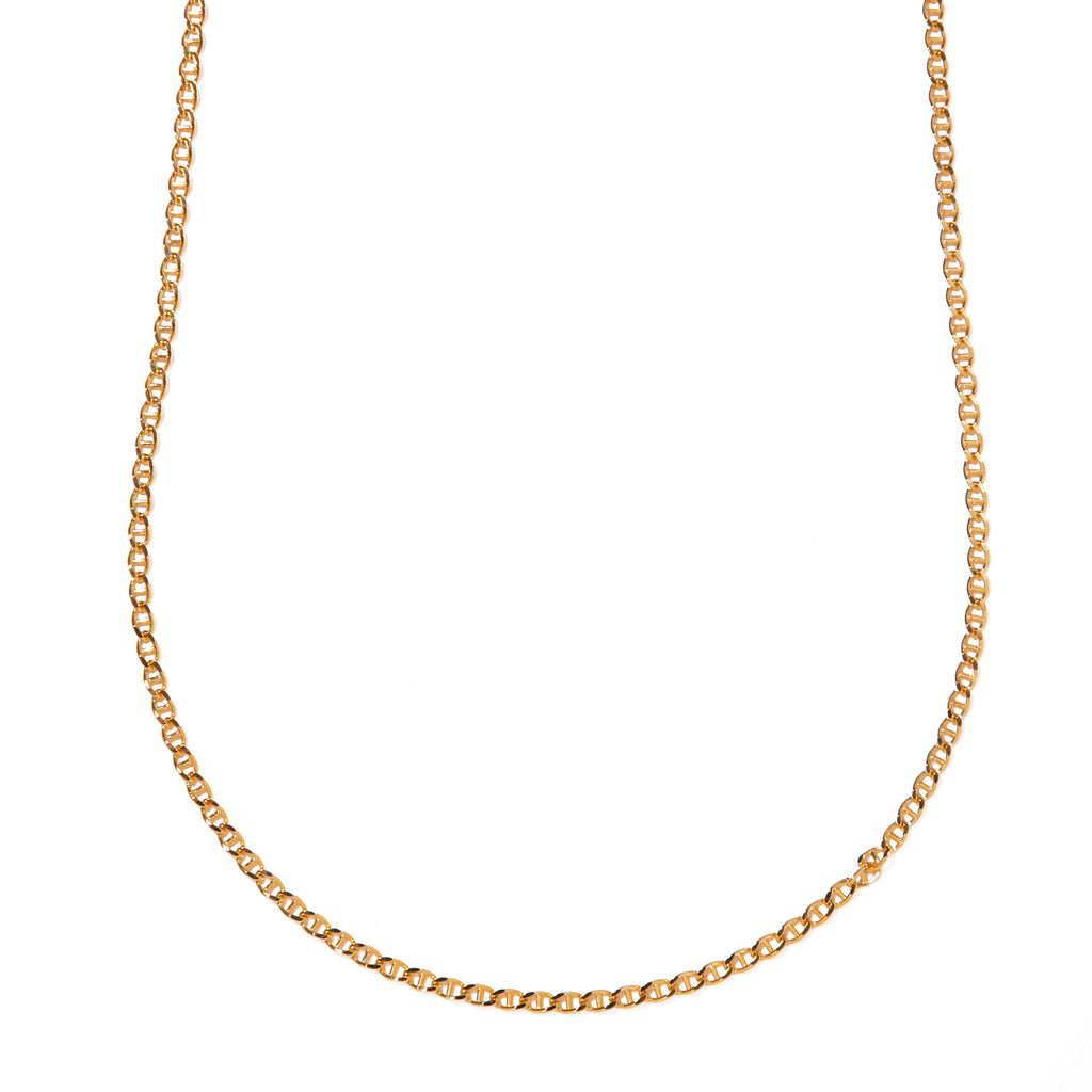 modern glass chain necklace – iris47