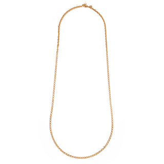 modern glass chain necklace