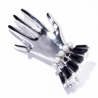 lady hand brooch