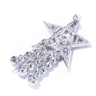 shooting star brooch