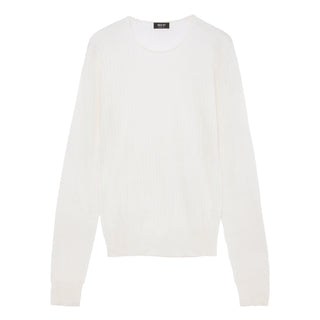 cashmere sheer knit tops