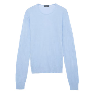 cashmere sheer knit tops