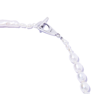 geometry pearl necklace