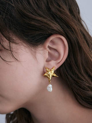 asteria pearl earring