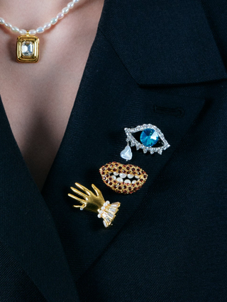 新品・現行品★IRIS47 eye brooch ゴールド eye brooch – iris47