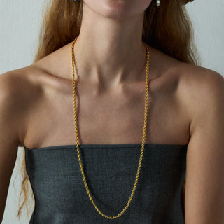classic glass chain necklace