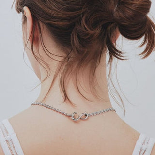 ginger crystal necklace
