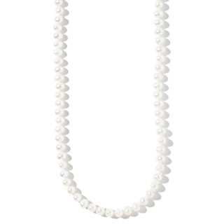 calypso long necklace white