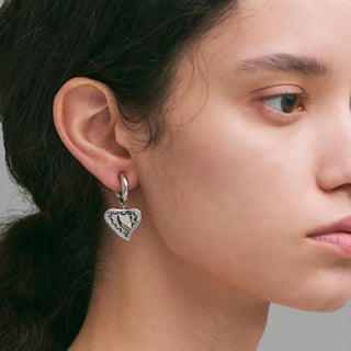 ancient heart  earring