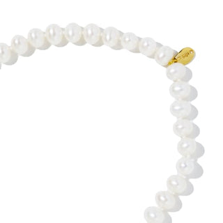 calypso long necklace white