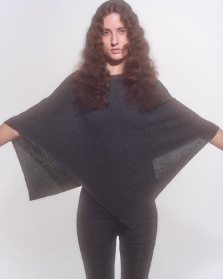 drape cashmere poncho