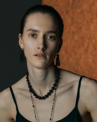 bundle earring onyx