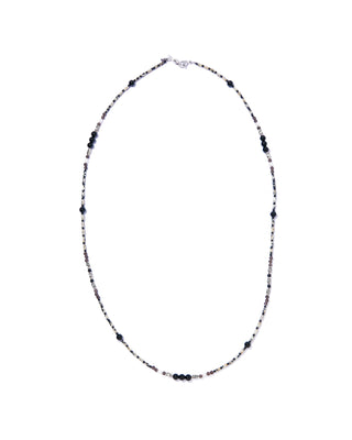 strata glass chain necklace